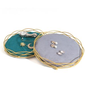 Présentoir à colliers polyvalent, présentoir à sacs souples, présentoir à bijoux en flanelle grise spécifique au magasin, accessoires à bijoux – Image 4