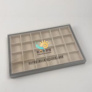 Spot 35 * 24cm couvercle en plastique plaque à bijoux couvercle spécial spécialement équipé de notre magasin grande plaque à bijoux couvercle transparent en gros – Image 2