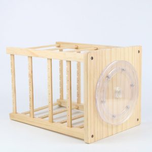 Présentoir à bijoux rotatif, présentoir à boucles d'oreilles en bois, présentoir à bijoux, présentoir à bijoux pour colliers. – Image 3
