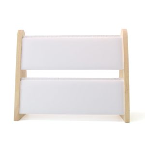 Porte-bijoux créatif, collier en pu vertical en chêne, porte-bracelet, diffusion en direct de la fenêtre, accessoires d'affichage de la salle d'échantillons – Image 5