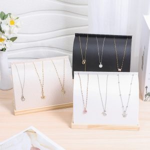 Porte-bijoux en flanelle spot transfrontalier, présentoir à colliers, accessoires d'affichage de bijoux de bijouterie de prise de vue en direct – Image 2