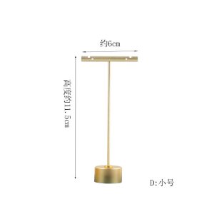Ventes directes d'usine créatif porte-boucles d'oreilles porte-bijoux porte-bagues accessoires de diffusion en direct stand porte-bijoux porte-collier en métal – Image 10