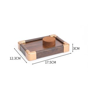 Présentoir à bijoux collier rétro en noyer de qualité supérieure présentoir à bijoux plaque de boucles d'oreilles plateau d'affichage de boucles d'oreilles – Image 9
