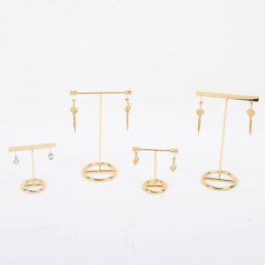 Boucles d'oreilles présentoir boucles d'oreilles en métal boucles d'oreilles rétro créatives boucles d'oreilles européennes cintre bijoux nordique – Image 4