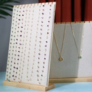 Présentoir transfrontalier en forme de L cintre à bijoux bracelet de rangement pendentif collier présentoir accessoires d'affichage – Image 2