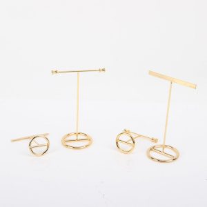 Boucles d'oreilles présentoir boucles d'oreilles en métal boucles d'oreilles rétro créatives boucles d'oreilles européennes cintre bijoux nordique – Image 5