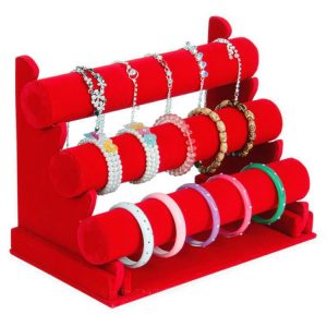 Présentoir en flanelle pour bandeau à trois couches, bracelet fleur de tête, présentoir à bijoux, bracelet de montre, présentoir à bijoux. – Image 10