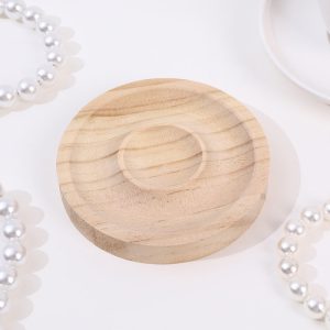 Spot plateau de bracelet en bois plateau d'affichage de bijoux bijoux plateau de magasin d'antiquités plateau de conception de bracelet bijoux plateau de perles de bouddha – Image 9
