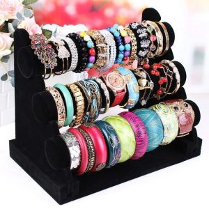 Présentoir en flanelle pour bandeau à trois couches, bracelet fleur de tête, présentoir à bijoux, bracelet de montre, présentoir à bijoux. – Image 9