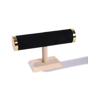 Bracelet spot transfrontalier, présentoir de montres, bijoux en bois massif, bracelet cylindrique, accessoires photo, porte-bracelet de luxe léger haut de gamme. – Image 5