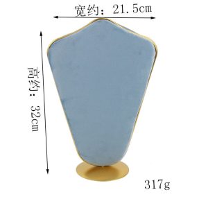Fabricant spot simple accessoires de diffusion en direct mode créatif porte-bijoux en métal boucles d'oreilles support de rangement boucles d'oreilles support de rangement – Image 3