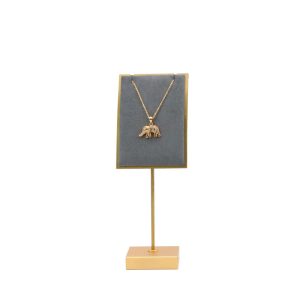 Porte-bijoux en métal, porte-bijoux, porte-boucles d'oreilles en velours microfibre, porte-bracelets, porte-pendentifs, accessoires de vitrine de bijoux – Image 6
