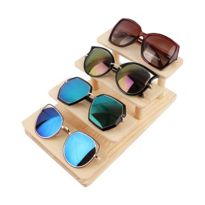 Présentoir multicouche en bois massif, présentoir à bijoux, présentoir à lunettes de soleil en pin, bracelet, présentoir à bijoux bague – Image 4