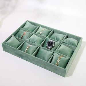Porte-bijoux, présentoir, flanelle rose, collier de fenêtre, accessoires de présentation de bijoux en bague, accessoires de présentation de bijoux haut de gamme. – Image 4