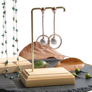 Porte-bijoux en métal, présentoir à bijoux, boucles d'oreilles, pendentifs, colliers, bracelets, présentoirs polyvalents, accessoires de présentoir de bijouterie – Image 2