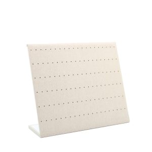 Présentoir de bijoux en polaire microfibre, boucles d'oreilles, clous, boucles d'oreilles, collier, support de bracelet, présentoir de bijoux, accessoires de tir de stand de marché de nuit – Image 12