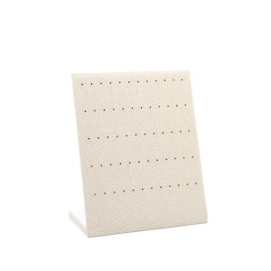 Présentoir de bijoux en polaire microfibre, boucles d'oreilles, clous, boucles d'oreilles, collier, support de bracelet, présentoir de bijoux, accessoires de tir de stand de marché de nuit – Image 10
