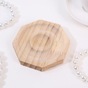 Spot plateau de bracelet en bois plateau d'affichage de bijoux bijoux plateau de magasin d'antiquités plateau de conception de bracelet bijoux plateau de perles de bouddha – Image 10