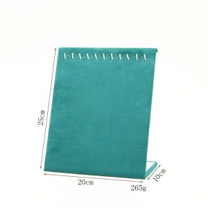 Présentoir de bijoux en polaire microfibre, boucles d'oreilles, clous, boucles d'oreilles, collier, support de bracelet, présentoir de bijoux, accessoires de tir de stand de marché de nuit – Image 5
