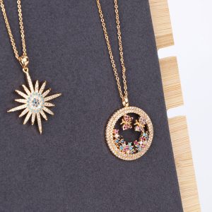 Présentoir de collier amovible en bambou et en bois, support de bracelet pendentif, support de présentoir de bijoux, accessoires de présentoir de comptoir – Image 2