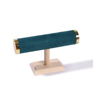 Bracelet spot transfrontalier, présentoir de montres, bijoux en bois massif, bracelet cylindrique, accessoires photo, porte-bracelet de luxe léger haut de gamme. – Image 8
