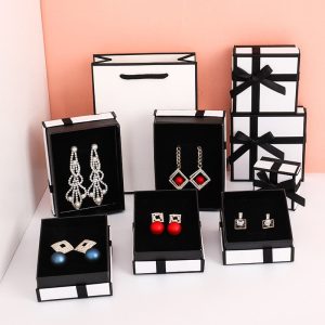 Usine spot bijoux carton orange ciel et terre couverture bague boucles d'oreilles boucles d'oreilles collier bracelet bracelet boîte d'emballage de bijoux – Image 3