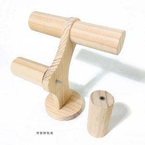 Usine spot en gros porte-bijoux tête en bois fleur bracelet perle bande de cheveux présentoir bijouterie présentoir – Image 4