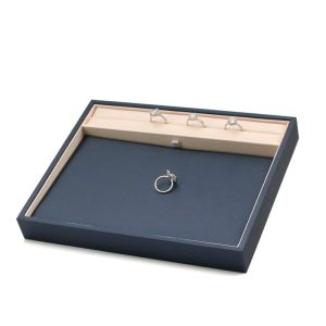 Magasin de bijoux plaque de bijoux présentoir de bijoux plaque de bague en cuir brossé plaque de pendentif plaque de bracelet plaque de sélection de bijoux – Image 4