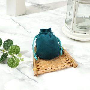 Sac en flanelle de bijoux transfrontaliers épaissi sac à main en dentelle de velours double face bracelet sac bracelet de jeu culturel en jade – Image 8