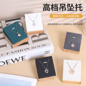 Accessoires d'affichage de bijoux transfrontaliers, présentoir de collier multicolore, ornement d'affichage de porte-bijoux de siège à pendentif unique – Image 2
