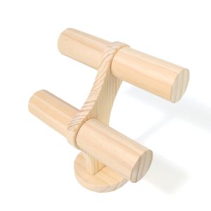 Usine spot en gros porte-bijoux tête en bois fleur bracelet perle bande de cheveux présentoir bijouterie présentoir – Image 5