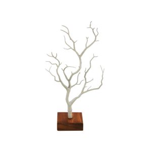 Acacia arbre bijoux stand boucles d'oreilles bague collier présentoir mode créatif maison bijoux stockage – Image 5
