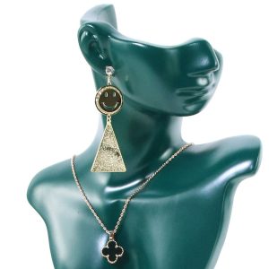Porte-bijoux vert portrait en résine spot d'usine, boucles d'oreilles, boucles d'oreilles, porte-collier, accessoires d'affichage de salle de modèle en direct – Image 3