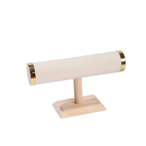 Bracelet spot transfrontalier, présentoir de montres, bijoux en bois massif, bracelet cylindrique, accessoires photo, porte-bracelet de luxe léger haut de gamme. – Image 6