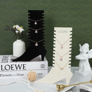 Porte-bijoux pliant transfrontalier, collier, présentoir de cheville, pendentif, bijouterie, accessoires d'affichage de prise de vue en direct – Image 3