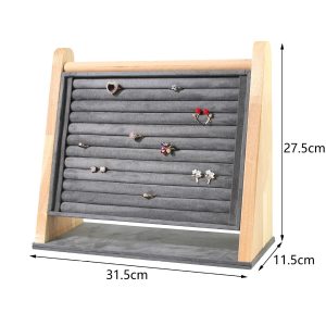 Présentoir de bijoux biseauté transfrontalier, bague de bijoux, bracelet, boucles d'oreilles, prise de vue d'échantillons de bijoux, accessoires de vitrine – Image 9