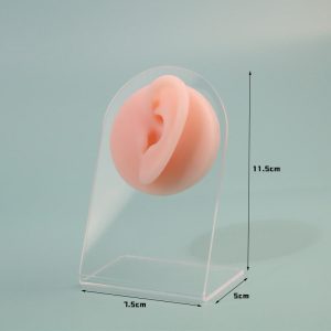 Porte-bijoux, oreille simulée en silicone, ustensiles d'enseignement, porte-boucles d'oreilles, support en acrylique, présentoir de bijouterie, accessoires de bijoux. – Image 3