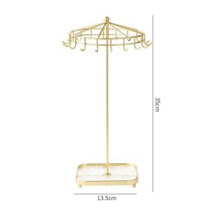 Spot transfrontalier, boucles d'oreilles créatives en métal, colliers, porte-bagues, accessoires de diffusion en direct de perles de bijouterie, porte-bijoux. – Image 6