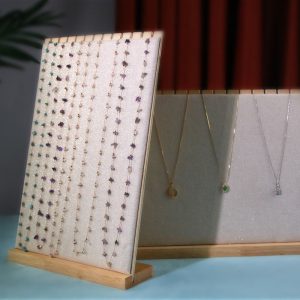 Présentoir transfrontalier en forme de L cintre à bijoux bracelet de rangement pendentif collier présentoir accessoires d'affichage – Image 3