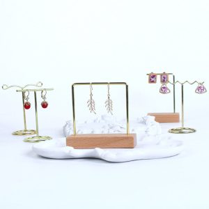 Porte-bijoux transfrontalier, porte-bijoux en plastique blanc, porte-bijoux, bracelet, boucles d'oreilles, clé, petite boîte de rangement. – Image 2