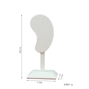 Nouveaux produits créatifs , support de boucle d'oreille en flanelle support de boucle d'oreille en pu dans le support de boucle d'oreille, accessoires de diffusion en direct, une pièce est envoyée au nom des autres. – Image 5