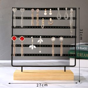 Porte-bijoux en métal spot transfrontalier, boucles d'oreilles, clous, boucles d'oreilles, présentoir, bijouterie, diffusion en direct, accessoires de présentation de bijoux de stand – Image 8