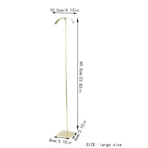 Grand métal haut de gamme bijoux bracelet chandail chaîne rack collier rack bijouterie présentoir accessoires sac à main présentoir – Image 7