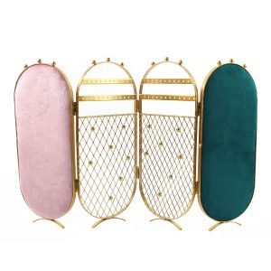 Ornement d'écran en fer forgé présentoir de bijouterie créative bijoux ménagers flux en direct présentoir de stockage de bijoux accessoires d'affichage – Image 5