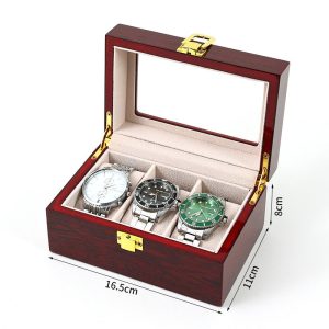 Boîte de montre de peinture ponctuelle transfrontalière boîte à bijoux en molleton de perles boîte-cadeau à 24 chiffres boîte de rangement de poussière de bijoux pour hommes et femmes – Image 7