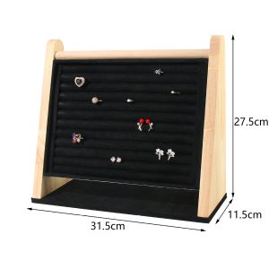 Présentoir de bijoux biseauté transfrontalier, bague de bijoux, bracelet, boucles d'oreilles, prise de vue d'échantillons de bijoux, accessoires de vitrine – Image 7