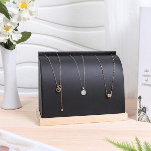 Porte-bijoux en flanelle spot transfrontalier, présentoir à colliers, accessoires d'affichage de bijoux de bijouterie de prise de vue en direct – Image 9