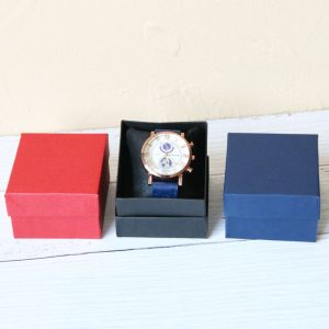 Spot en gros boîte de montre exquise boîte d'emballage ciel et terre couverture montre boîte à bijoux boîte-cadeau fabricant peut estamper à chaud le logo – Image 2