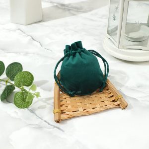 Sac en flanelle de bijoux transfrontaliers épaissi sac à main en dentelle de velours double face bracelet sac bracelet de jeu culturel en jade – Image 7