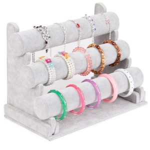 Présentoir en flanelle pour bandeau à trois couches, bracelet fleur de tête, présentoir à bijoux, bracelet de montre, présentoir à bijoux. – Image 8